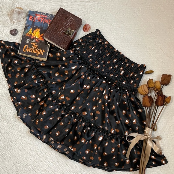 Altard State leopard print mini ruffled skirt - Picture 7 of 13